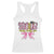 Funny Senior EST 2025 Graduation Racerback Tank Top Twenty Twenty Five Pink Bow TS11 White Print Your Wear