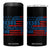 Funny She Loves Jesus And America Too 4 in 1 Can Cooler Tumbler 4th Of July Christian American Flag TS11 One Size: 16 oz Black Print Your Wear