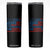 Funny She Loves Jesus And America Too Skinny Tumbler 4th Of July Christian American Flag TS11 Black Print Your Wear