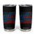 Funny She Loves Jesus And America Too Tumbler Cup 4th Of July Christian American Flag TS11 Black Print Your Wear