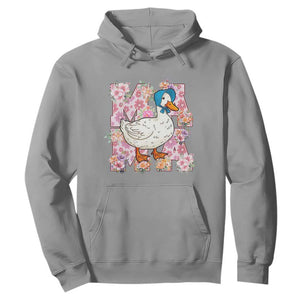 Funny Silly Mama Goose Hoodie Boho Flower Mother's Day TS11 Sport Gray Print Your Wear