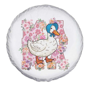 Funny Silly Mama Goose Spare Tire Cover Boho Flower Mother's Day TS11 Print Your Wear