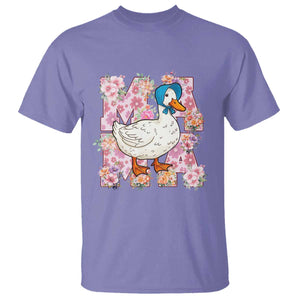 Funny Silly Mama Goose T Shirt Boho Flower Mother's Day TS11 Violet Print Your Wear