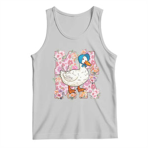 Funny Silly Mama Goose Tank Top Boho Flower Mother's Day TS11 Ash Print Your Wear