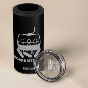 Funny Skiing 4 in 1 Can Cooler Tumbler Snowboard Meeting Gift TS10 Print Your Wear