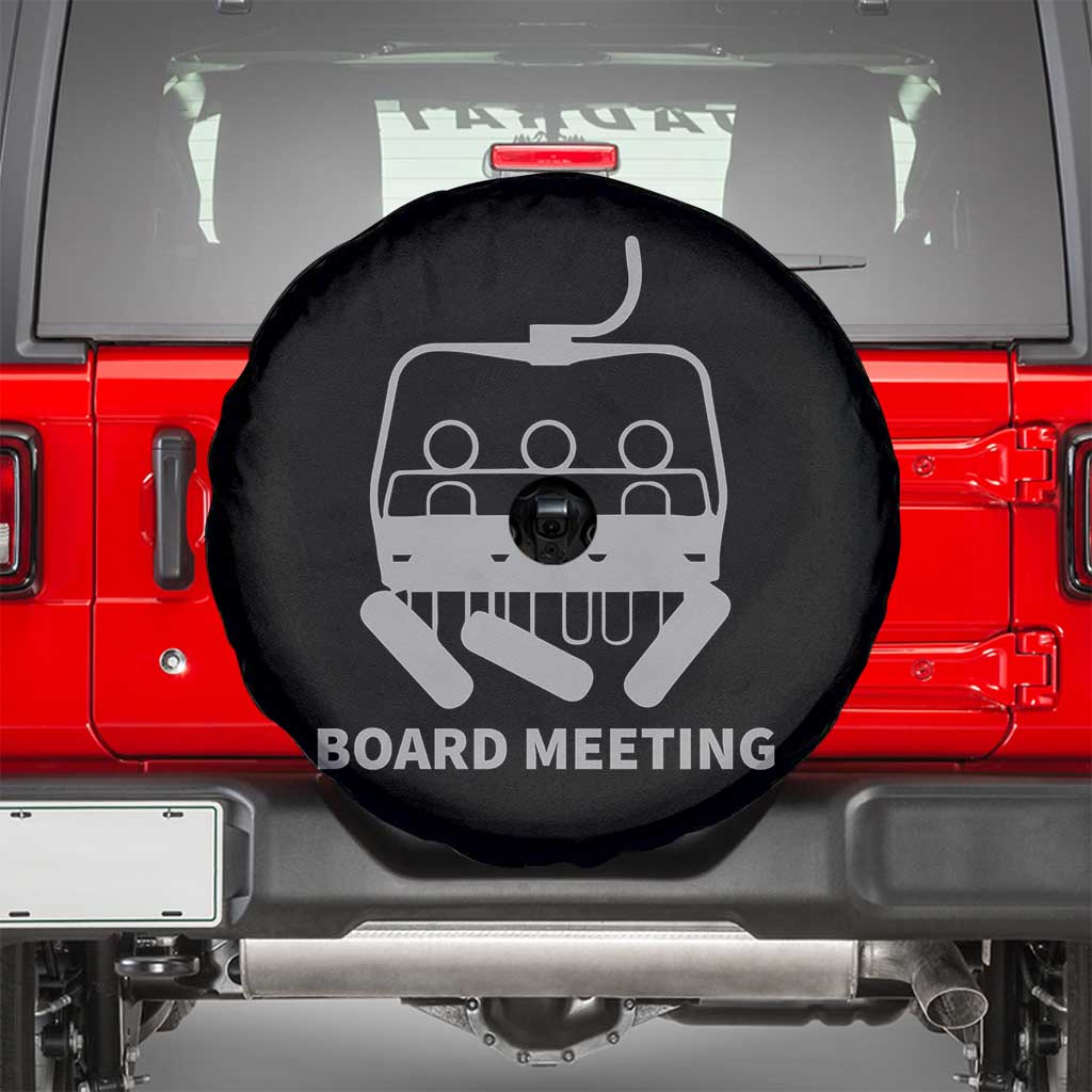 Funny Skiing Spare Tire Cover Snowboard Meeting Gift TS10 Black Print Your Wear