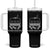 Funny Skiing Tumbler With Handle Snowboard Meeting Gift TS10 One Size: 40 oz Black Print Your Wear