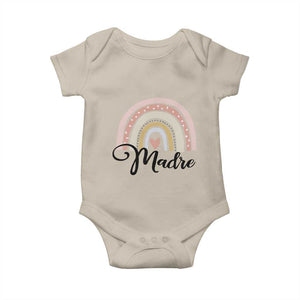 Funny Spanish Latina Mom Madre Baby Onesie Cute Rainbow TS11 Sand Print Your Wear