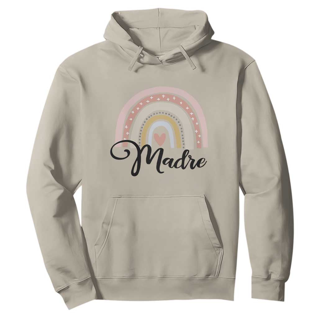 Funny Spanish Latina Mom Madre Hoodie Cute Rainbow TS11 Sand Print Your Wear