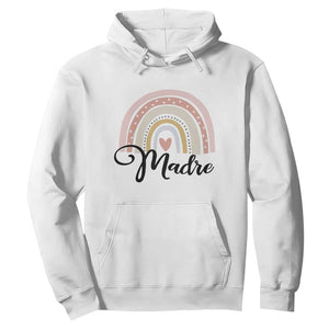 Funny Spanish Latina Mom Madre Hoodie Cute Rainbow TS11 White Print Your Wear