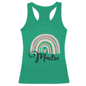 Funny Spanish Latina Mom Madre Racerback Tank Top Cute Rainbow TS11 Irish Green Print Your Wear