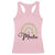 Funny Spanish Latina Mom Madre Racerback Tank Top Cute Rainbow TS11 Light Pink Print Your Wear