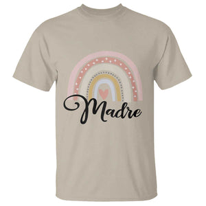 Funny Spanish Latina Mom Madre T Shirt Cute Rainbow TS11 Sand Print Your Wear