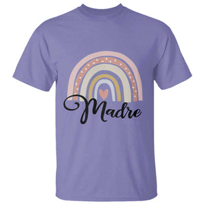 Funny Spanish Latina Mom Madre T Shirt Cute Rainbow TS11 Violet Print Your Wear