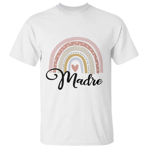 Funny Spanish Latina Mom Madre T Shirt Cute Rainbow TS11 White Print Your Wear