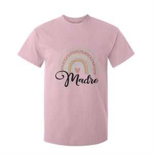 Funny Spanish Latina Mom Madre T Shirt For Kid Cute Rainbow TS11 Light Pink Print Your Wear