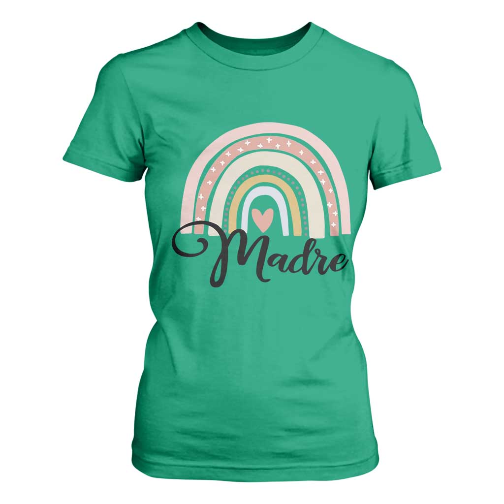 Funny Spanish Latina Mom Madre T Shirt For Women Cute Rainbow TS11 Irish Green Print Your Wear