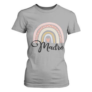 Funny Spanish Latina Mom Madre T Shirt For Women Cute Rainbow TS11 Sport Gray Print Your Wear