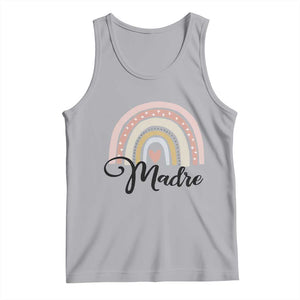 Funny Spanish Latina Mom Madre Tank Top Cute Rainbow TS11 Athletic Heather Print Your Wear