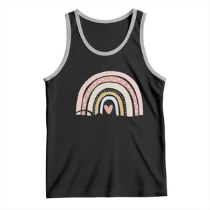 Funny Spanish Latina Mom Madre Tank Top Cute Rainbow TS11 Black Athletic Heather Print Your Wear