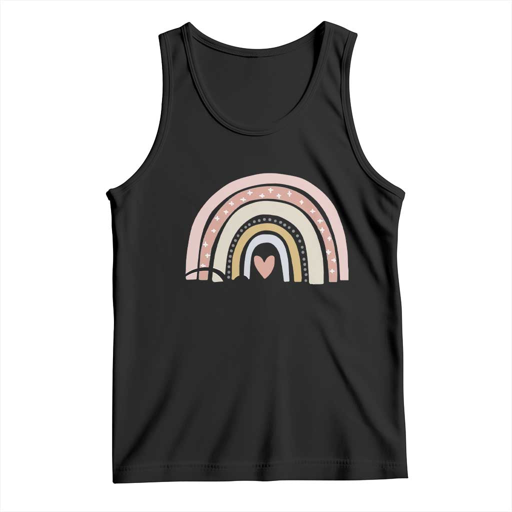 Funny Spanish Latina Mom Madre Tank Top Cute Rainbow TS11 Black Print Your Wear