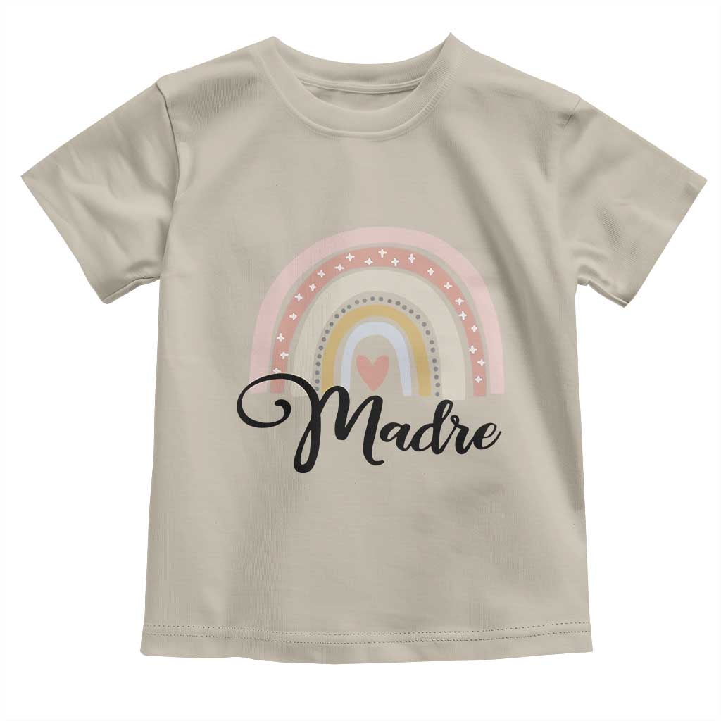 Funny Spanish Latina Mom Madre Toddler T Shirt Cute Rainbow TS11 Sand Print Your Wear