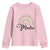 Funny Spanish Latina Mom Madre Youth Sweatshirt Cute Rainbow TS11 Light Pink Print Your Wear