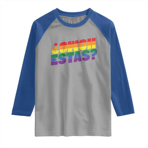 Funny Spanish Mexican Homo Estas Raglan Shirt Gay Pride Ally LGBTQ Month TS11 Sport Gray Royal Print Your Wear