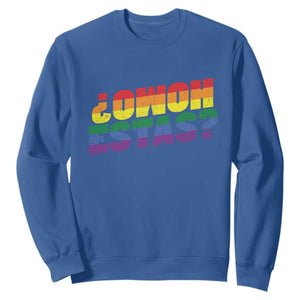 Funny Spanish Mexican Homo Estas Sweatshirt Gay Pride Ally LGBTQ Month TS11 Royal Blue Print Your Wear