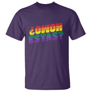Funny Spanish Mexican Homo Estas T Shirt Gay Pride Ally LGBTQ Month TS11 Purple Print Your Wear