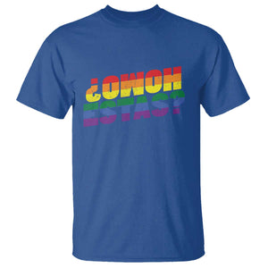 Funny Spanish Mexican Homo Estas T Shirt Gay Pride Ally LGBTQ Month TS11 Royal Blue Print Your Wear