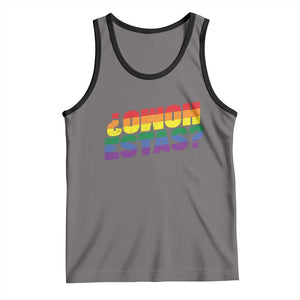 Funny Spanish Mexican Homo Estas Tank Top Gay Pride Ally LGBTQ Month TS11 Deep Heather Black Print Your Wear