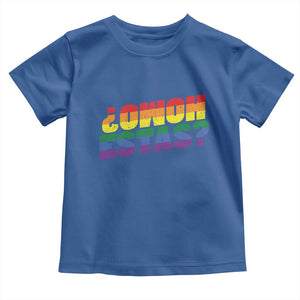 Funny Spanish Mexican Homo Estas Toddler T Shirt Gay Pride Ally LGBTQ Month TS11 Royal Blue Print Your Wear