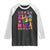 Funny Spanish Mom Raglan Shirt Ella Es Mama Latina Mother's Day TS11 Black White Print Your Wear