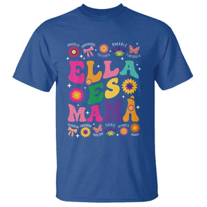 Funny Spanish Mom T Shirt Ella Es Mama Latina Mother's Day TS11 Royal Blue Print Your Wear