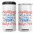 Funny Spilling The Tea Since 1776 4 in 1 Can Cooler Tumbler Us History Teacher 4th Of July TS11 One Size: 16 oz White Print Your Wear