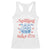 Funny Spilling The Tea Since 1776 Racerback Tank Top Us History Teacher 4th Of July TS11 White Print Your Wear