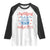 Funny Spilling The Tea Since 1776 Raglan Shirt Us History Teacher 4th Of July TS11 White Black Print Your Wear