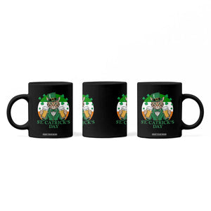 Funny St Catrick's Day Beer Coffee Mug St Patrick's Day Cat Beer Shamrock TS11 Print Your Wear