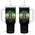 Funny St Catrick's Day Beer Tumbler With Handle St Patrick's Day Cat Beer Shamrock TS11 One Size: 40 oz Black Print Your Wear