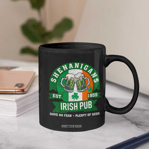 Funny St Patrick's Day Beer Drinking Coffee Mug Shenanigans Irish Pub Have No Fear Plenty Of Beer TS11 Print Your Wear