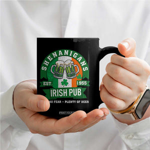 Funny St Patrick's Day Beer Drinking Coffee Mug Shenanigans Irish Pub Have No Fear Plenty Of Beer TS11 Print Your Wear