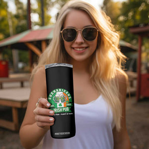 Funny St Patrick's Day Beer Drinking Skinny Tumbler Shenanigans Irish Pub Have No Fear Plenty Of Beer TS11 Print Your Wear