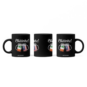Funny St Patrick's Day Beer Drinking Slainte Coffee Mug Irish American Beer TS11 Print Your Wear