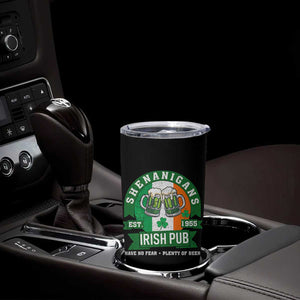 Funny St Patrick's Day Beer Drinking Tumbler Cup Shenanigans Irish Pub Have No Fear Plenty Of Beer TS11 Print Your Wear