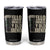 Funny St Patrick's Day Black Irish Beer Tumbler Cup Hello Darkness My Old Friend Shamrock TS11 Black Print Your Wear
