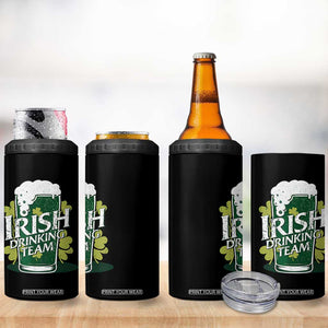 Funny St Patrick's Day Irish Beer Drinking 4 in 1 Can Cooler Tumbler Irish Drinking Team Green Beer Shamrock TS11 Print Your Wear