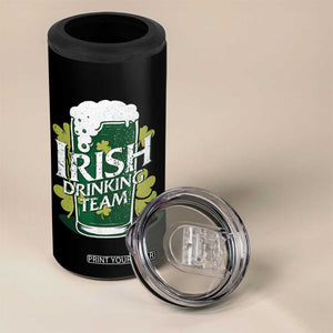 Funny St Patrick's Day Irish Beer Drinking 4 in 1 Can Cooler Tumbler Irish Drinking Team Green Beer Shamrock TS11 Print Your Wear