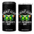 Funny St Patrick's Day Irish Beer Drinking 4 in 1 Can Cooler Tumbler The Lucky Beer Club Ireland Flag TS11 One Size: 16 oz Black Print Your Wear