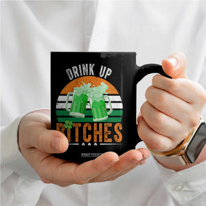 Funny St Patrick's Day Irish Beer Drinking Coffee Mug Drink Up Bitches Beer Mug TS11 Print Your Wear